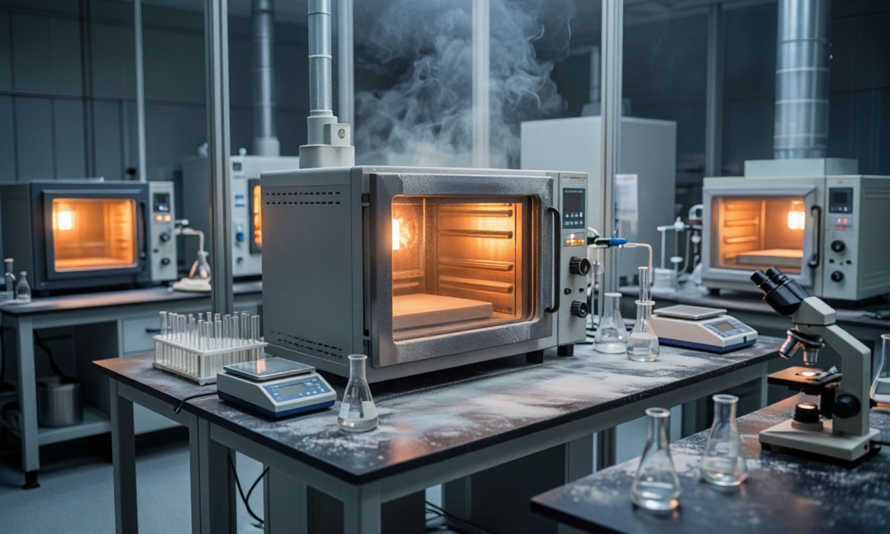 Лабораторные муфельные печи 1300°C и  точность термических процессов